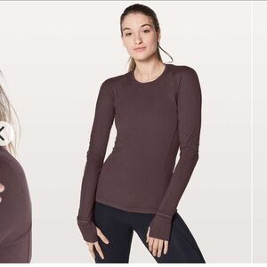 Lululemon Runderful Long Sleeve
Black Cherry